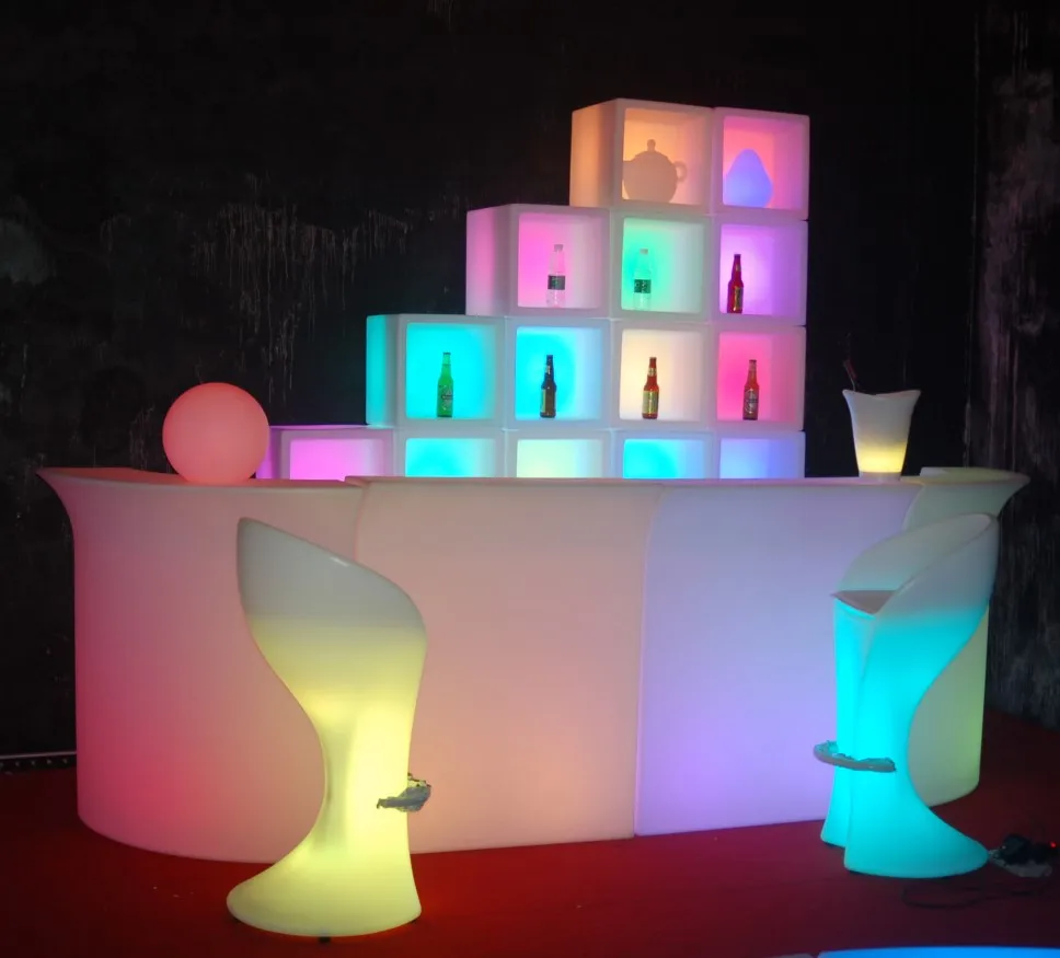 Glow Led Mobile Led Bar Counter Portable Counter Cabinet Bar Furniture
Glow Led Mobile Led Bar Counter Portable Counter Cabinet Bar Furniture