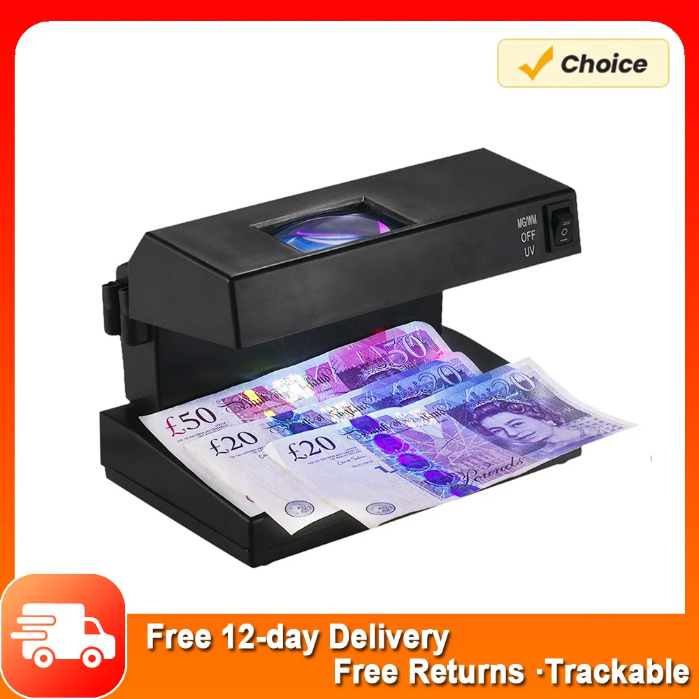 Portable Desktop Counterfeit Bill Detector Cash Currency Banknotes Checker Machine Support Ultraviolet /Watermark Money Tester
Portable Desktop Counterfeit Bill Detector Cash Currency Banknotes Checker Machine Support Ultraviolet /Watermark Money Tester