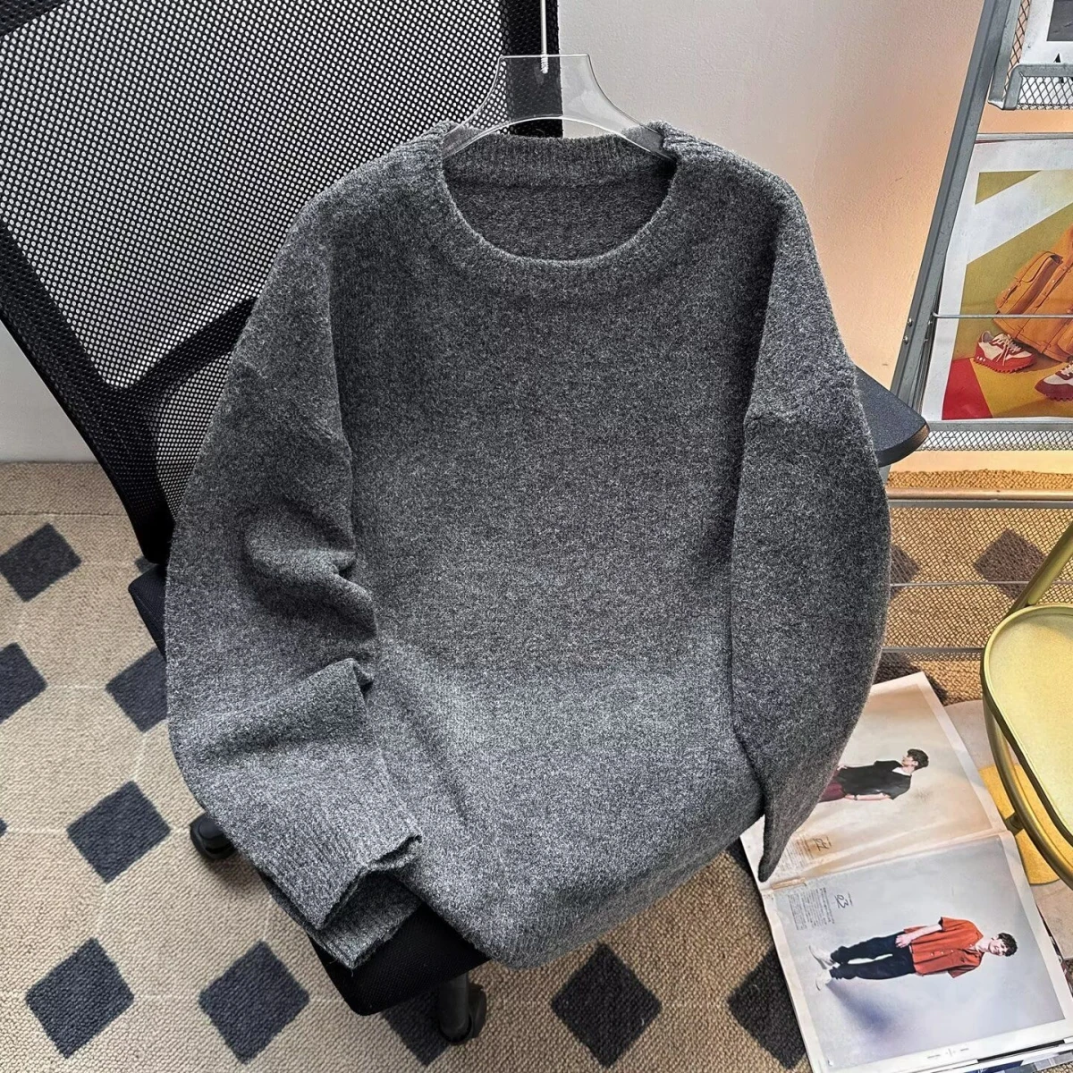 Свободный крой круглый вязаный свитер Thiened Casual Sle мужской зимний модный ленивый винтажный свитер для пар
Свободный крой круглый вязаный свитер Thiened Casual Sle мужской зимний модный ленивый винтажный свитер для пар