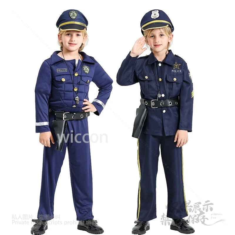 Halloween Cosplay children's Police Uniform Cosplay Costume Makeup Party Performance Performance Costume Set Kid Kawaii Carnival
Halloween Cosplay children's Police Uniform Cosplay Costume Makeup Party Performance Performance Costume Set Kid Kawaii Carnival