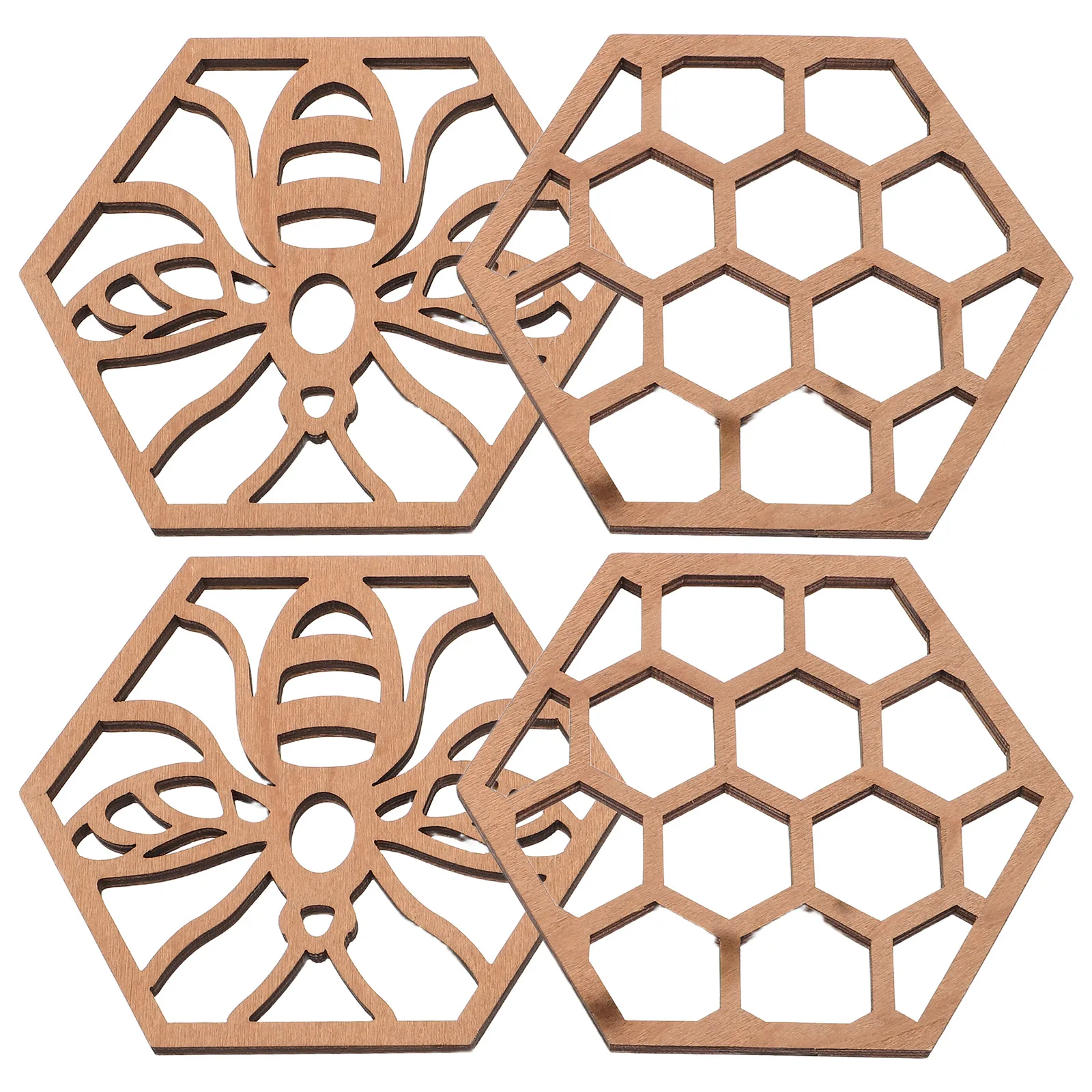 4pcs Decorations Aesthetic Coasters Bee Table Hive Creative Wooden Home Bee Pendant Charm Charm Centerpieces Party
4pcs Decorations Aesthetic Coasters Bee Table Hive Creative Wooden Home Bee Pendant Charm Charm Centerpieces Party