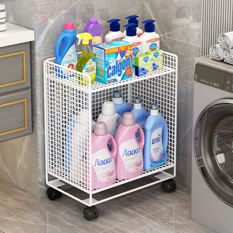 Custom Bathroom Storage Rack with Wheels, Movable Floor-standing Shelf Bathroom Supplies
Custom Bathroom Storage Rack with Wheels, Movable Floor-standing Shelf Bathroom Supplies