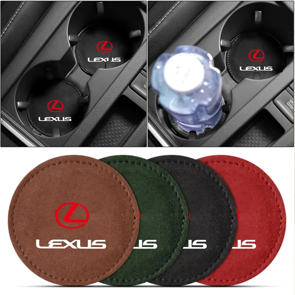 2PCS Suede Car Cup Holder Anti-Slip Coasters Mat Interior Accessories For Lexus CT200H IS300H IS200 IS250 RX350 NX200 GS430 450H
2PCS Suede Car Cup Holder Anti-Slip Coasters Mat Interior Accessories For Lexus CT200H IS300H IS200 IS250 RX350 NX200 GS430 450H