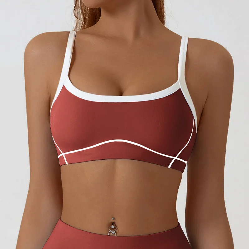 WANAYOU Color Contras Женский бюстгальтер для йоги Быстросохнущие спортивные укороченные топы с подушечками U Back Тренажерный зал Фитнес Топ Эластичный бюстгальтер для тренировок и бега
WANAYOU Color Contras Женский бюстгальтер для йоги Быстросохнущие спортивные укороченные топы с подушечками U Back Тренажерный зал Фитнес Топ Эластичный бюстгальтер для тренировок и бега