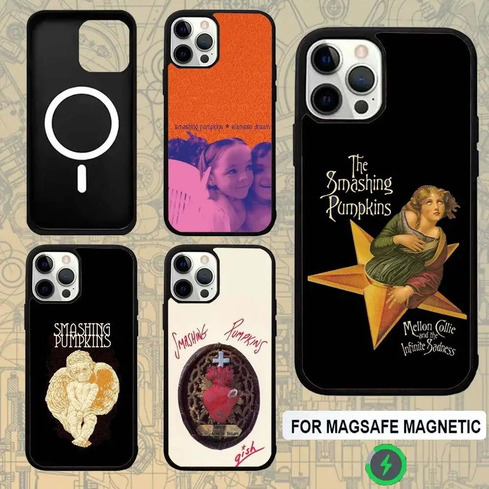 The S-Smashing Pumpkins For Magsafe Wireless Charger Case For iPhone 15,16,17,13,14,11,12,Pro,Max,Plus,E,Air,Mini Cover
The S-Smashing Pumpkins For Magsafe Wireless Charger Case For iPhone 15,16,17,13,14,11,12,Pro,Max,Plus,E,Air,Mini Cover