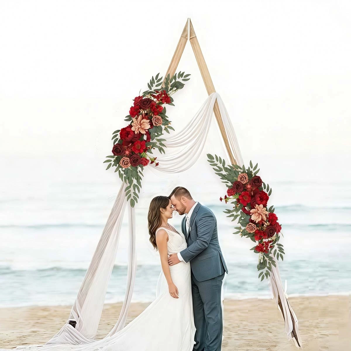 3 Pack Artificial Rose Garland for Wedding Arch, Faux Eucalyptus Floral Swags for Ceremony Arbor, Backdrop Decoration Supplies
3 Pack Artificial Rose Garland for Wedding Arch, Faux Eucalyptus Floral Swags for Ceremony Arbor, Backdrop Decoration Supplies