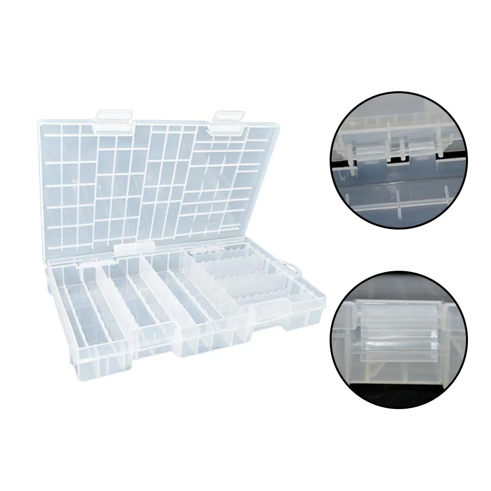 Household Supplies Home Organization Battery Holder Battery Storage 25.3 * 17.1 * 3.6cm High Transparency High Quality
Household Supplies Home Organization Battery Holder Battery Storage 25.3 * 17.1 * 3.6cm High Transparency High Quality