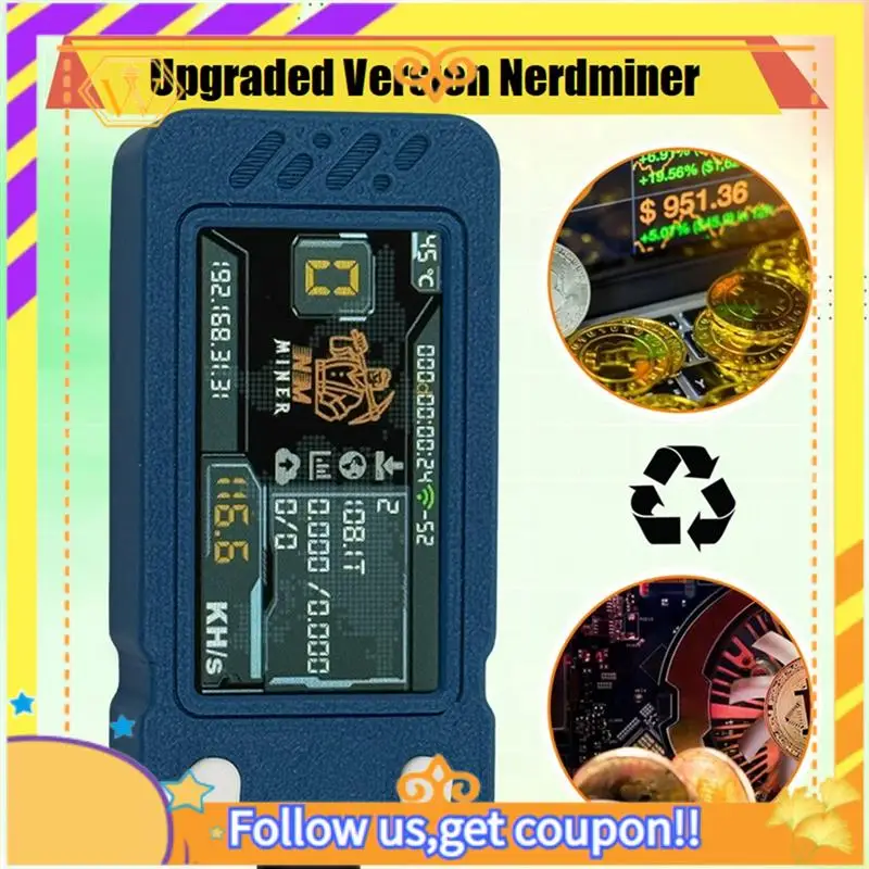 Последний обновленный Nerdminer 118KH/S с цветным экраном BTC Solo Lottery Miner Mini ASIC Miner Bitcoin BTC Miner Nerd Miner
Последний обновленный Nerdminer 118KH/S с цветным экраном BTC Solo Lottery Miner Mini ASIC Miner Bitcoin BTC Miner Nerd Miner