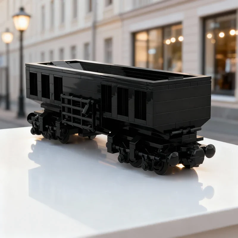 442pcs MOC Black Coal Wagon Train Model Building Blocks Toy Construction Assemble DIY Creative Education Festival Gifts Idea
442pcs MOC Black Coal Wagon Train Model Building Blocks Toy Construction Assemble DIY Creative Education Festival Gifts Idea