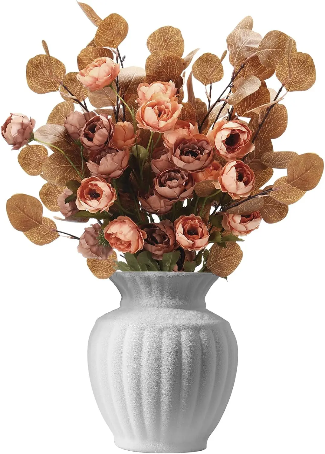 12 Pcs Artificial Silk Peonies Stems Arrangements Fake Flowers Set 6 Faux Peonies Artificial Flowers and 6 Euc Stems M
12 Pcs Artificial Silk Peonies Stems Arrangements Fake Flowers Set 6 Faux Peonies Artificial Flowers and 6 Euc Stems M
