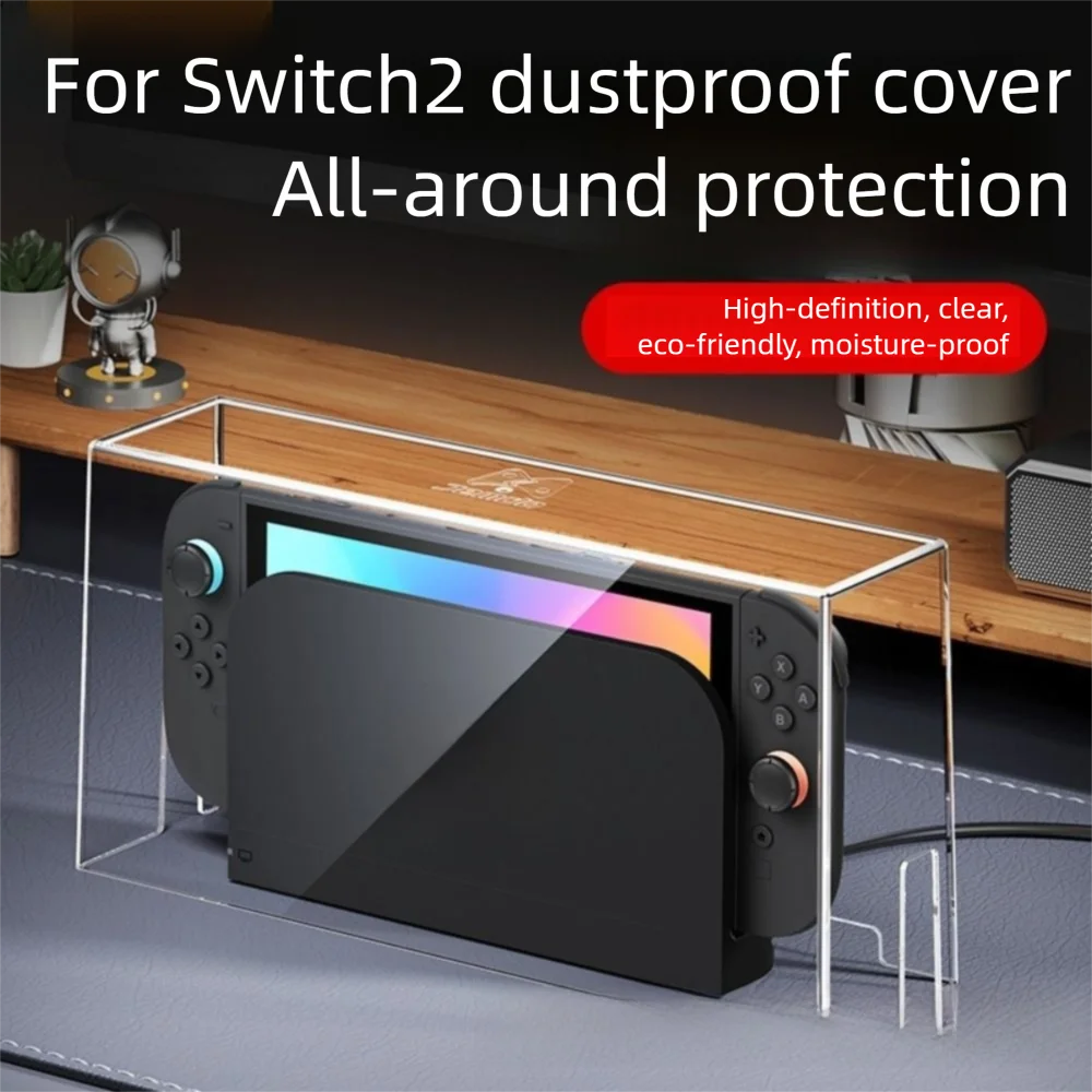 Новый пылезащитный защитный чехол, прозрачный акриловый чехол для игровой консоли, водонепроницаемые аксессуары, коробка для дисплея для Nintendo Switch 2.
Новый пылезащитный защитный чехол, прозрачный акриловый чехол для игровой консоли, водонепроницаемые аксессуары, коробка для дисплея для Nintendo Switch 2.