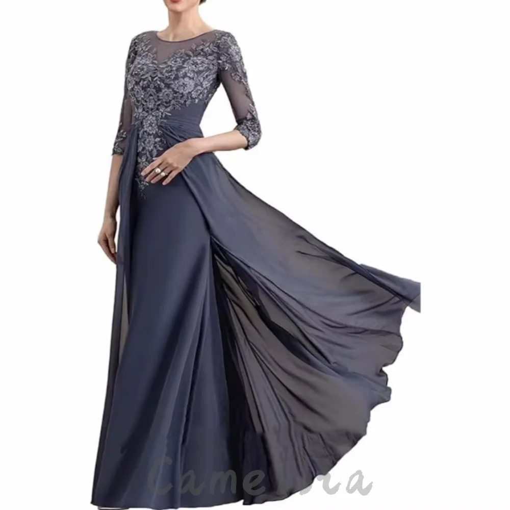 Formal A Line Occasion Gown Chiffon Customized Mother of the Wedding Dress Appliques Floor Length Evening robe invitée mariage
Formal A Line Occasion Gown Chiffon Customized Mother of the Wedding Dress Appliques Floor Length Evening robe invitée mariage
