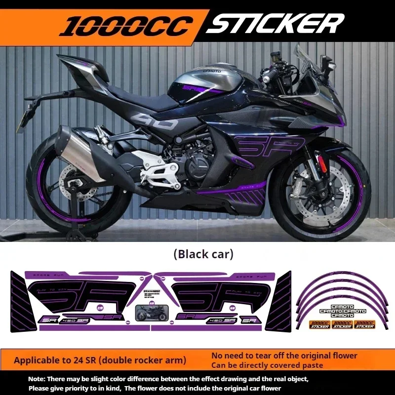 For CFMOTO 450SR sticker latte art motorcycle body color change waterproof decorative car sticker modified violet
For CFMOTO 450SR sticker latte art motorcycle body color change waterproof decorative car sticker modified violet