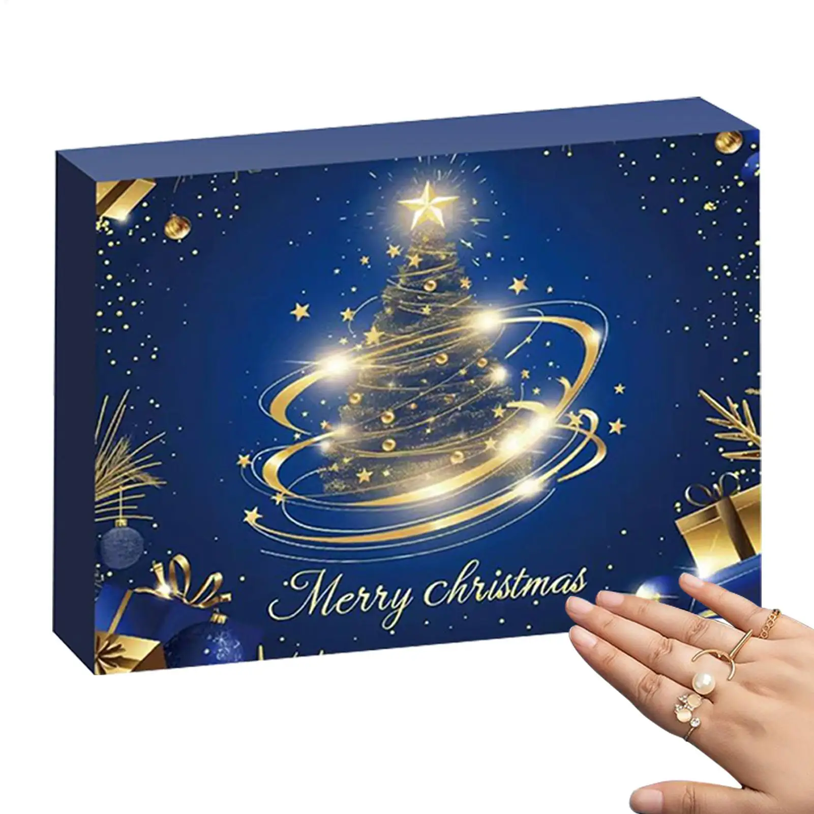 Рождественский календарь обратного отсчета, 24-дневный календарь, модные серьги, рождественское кольцо из сплава для женщин и девочек, жены, зима, на каждый день
Рождественский календарь обратного отсчета, 24-дневный календарь, модные серьги, рождественское кольцо из сплава для женщин и девочек, жены, зима, на каждый день