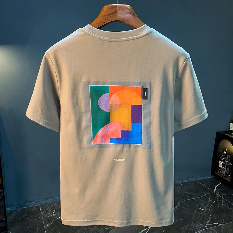 2025 Summer New Geometric Creative Printed Short sleeved T-shirt for Men, Comfortable, Versatile, Premium Embroidered Top
2025 Summer New Geometric Creative Printed Short sleeved T-shirt for Men, Comfortable, Versatile, Premium Embroidered Top