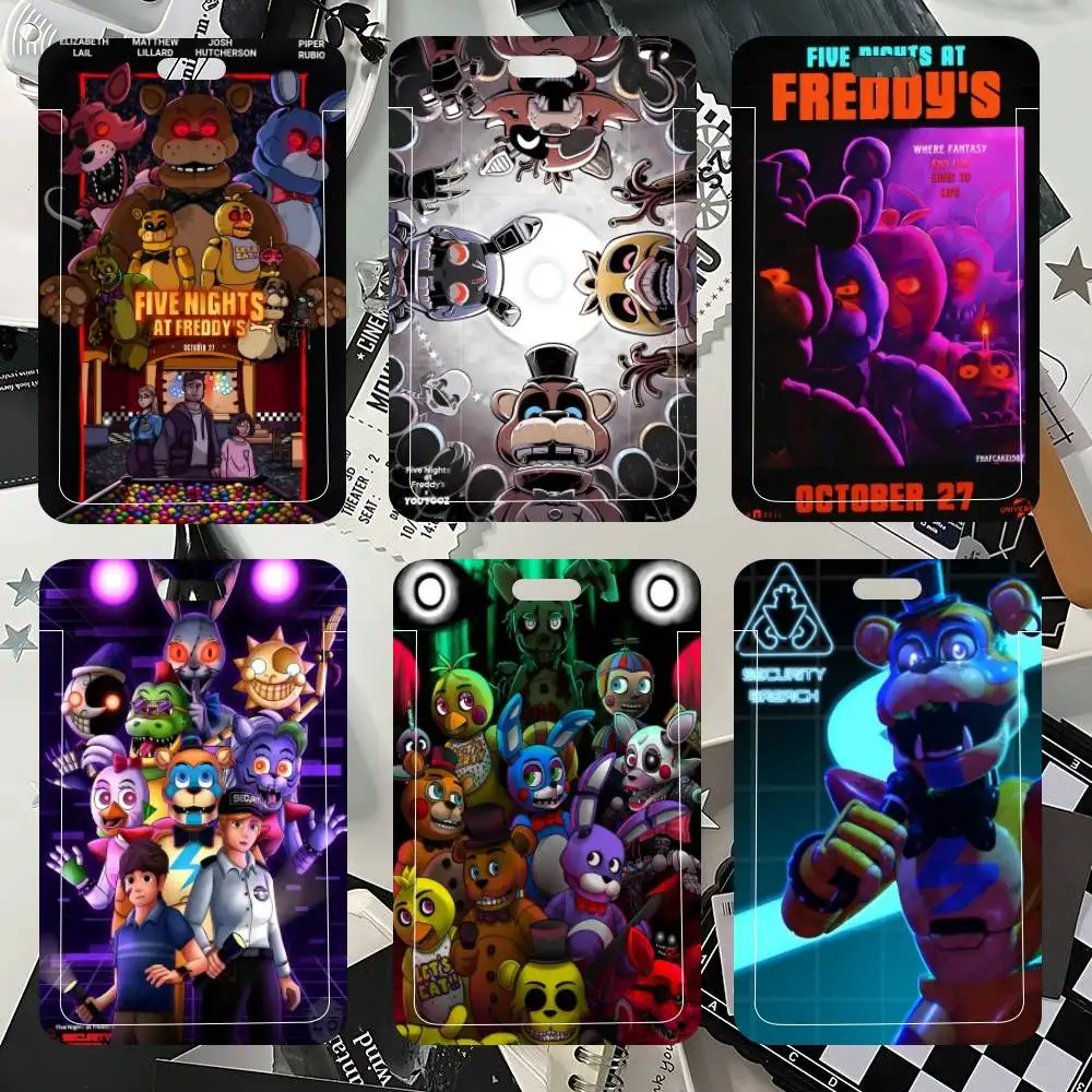 F-Fnaf F-Five N-Nights In Freddy ID Card Holder Neck Strap Pendant Door Badge Holder Lanyards Keychain Work Credential Case Gift
F-Fnaf F-Five N-Nights In Freddy ID Card Holder Neck Strap Pendant Door Badge Holder Lanyards Keychain Work Credential Case Gift