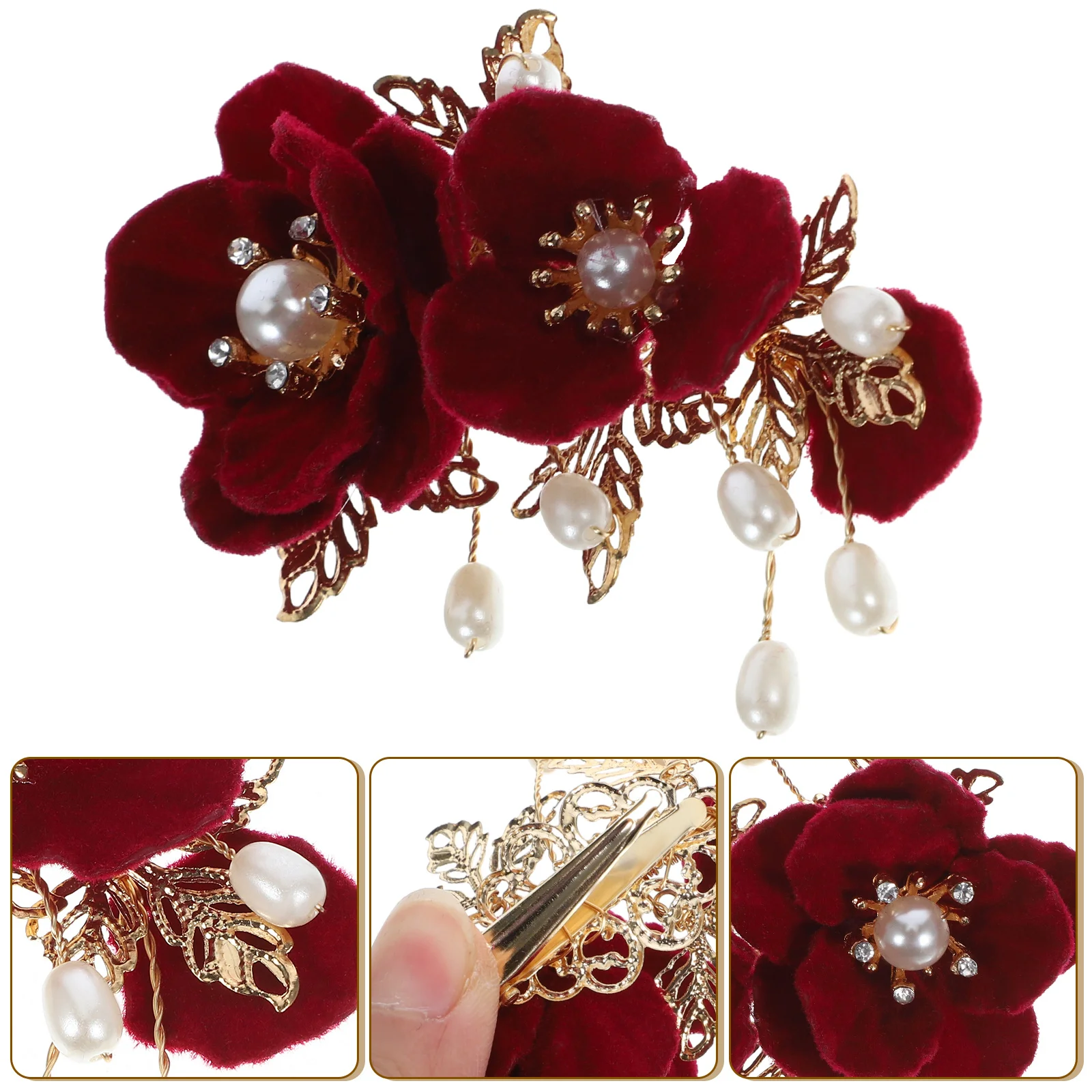 Classical Hair Clip Vintage Flower Hairpin Elegant Women Hair Clips For Wedding Party Daily Wear Hanfu Accessories
Classical Hair Clip Vintage Flower Hairpin Elegant Women Hair Clips For Wedding Party Daily Wear Hanfu Accessories