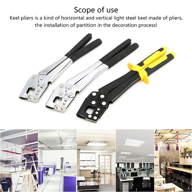 Handheld Studs Crimper Dry Wall Tool for Board Work Handle Studs Crimper, Professional Pliers Plasterboard Dry Wall Tool D2RD
Handheld Studs Crimper Dry Wall Tool for Board Work Handle Studs Crimper, Professional Pliers Plasterboard Dry Wall Tool D2RD