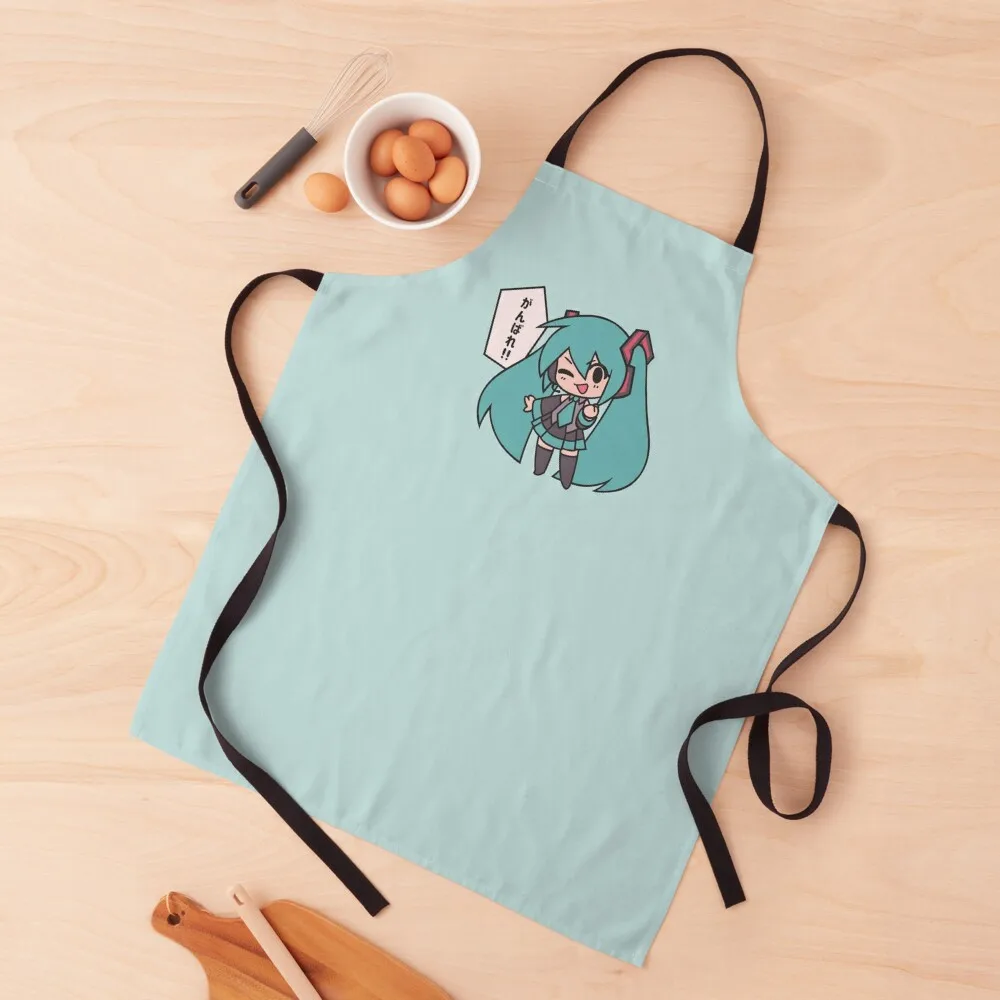 Miku Ganbare Ganbatte Chibi Apron Hairdressing For Cooking Kitchen accessories Apron
Miku Ganbare Ganbatte Chibi Apron Hairdressing For Cooking Kitchen accessories Apron