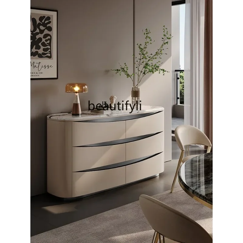 G Light luxury rock slab high-end entrance cabinet modern simple entrance table designer end view table
G Light luxury rock slab high-end entrance cabinet modern simple entrance table designer end view table