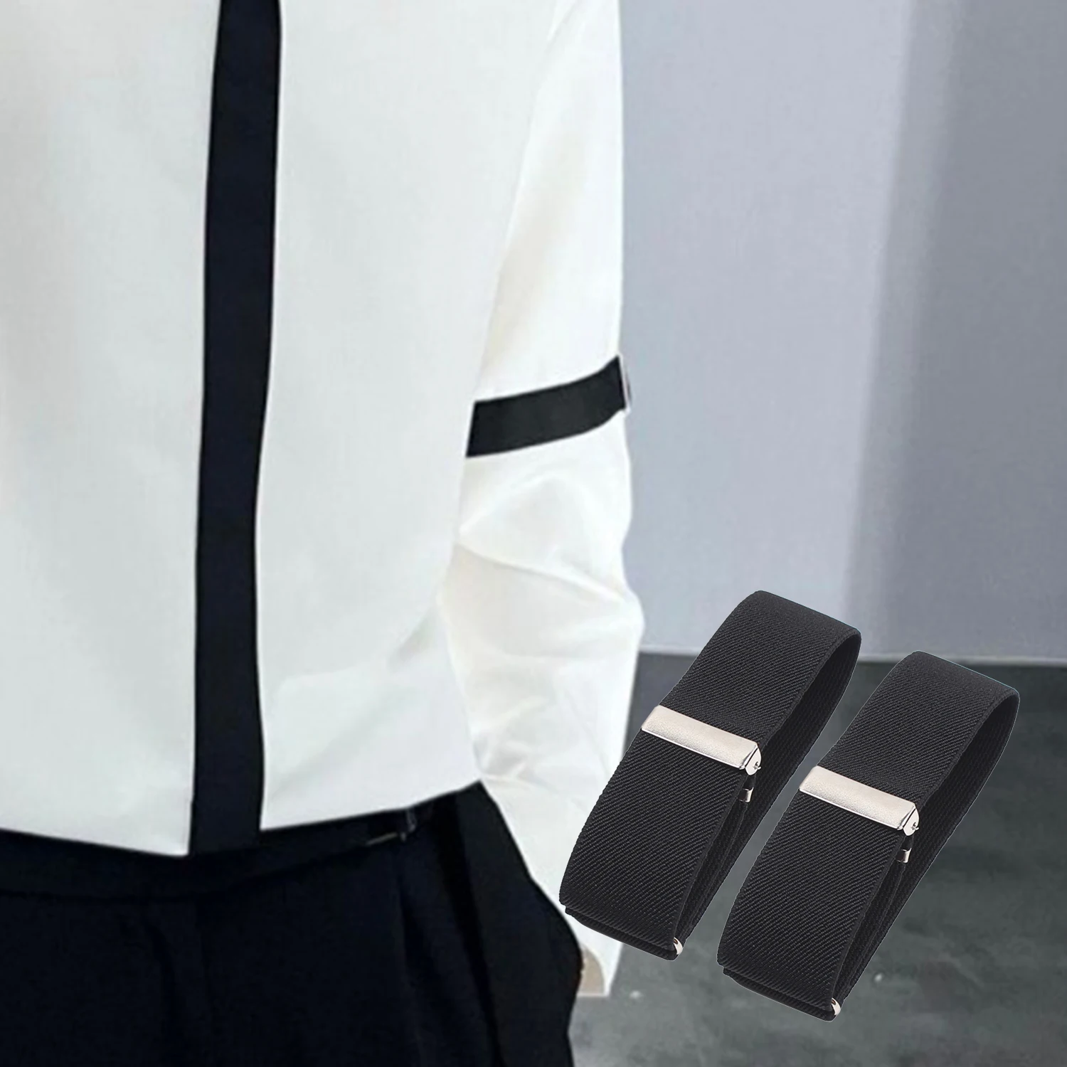 2Pcs Elastic Armband Shirt Sleeve Holder Women Men Fashion Adjustable Arm Cuffs Bands for Party Wedding Clothing Accessories
2Pcs Elastic Armband Shirt Sleeve Holder Women Men Fashion Adjustable Arm Cuffs Bands for Party Wedding Clothing Accessories