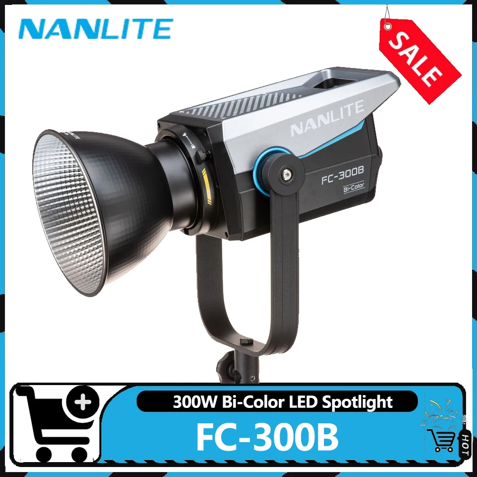 Профессиональный двухцветный светодиодный прожектор Nanlite FC-300B 300 Вт 2700-6500K для студийной видеосъемки
Профессиональный двухцветный светодиодный прожектор Nanlite FC-300B 300 Вт 2700-6500K для студийной видеосъемки