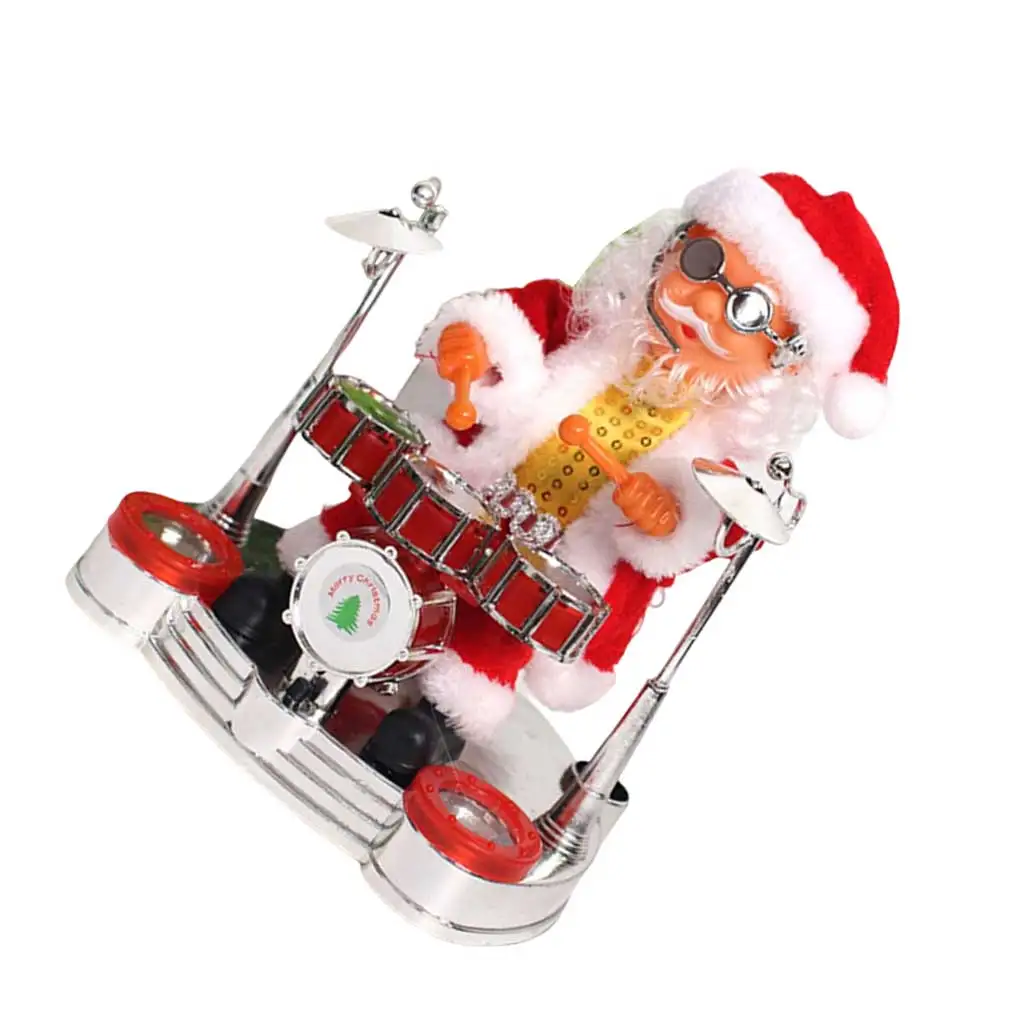 Santa Claus Playing Saxophone Toys Exquisite Guitar Doll Drum Toy
Santa Claus Playing Saxophone Toys Exquisite Guitar Doll Drum Toy