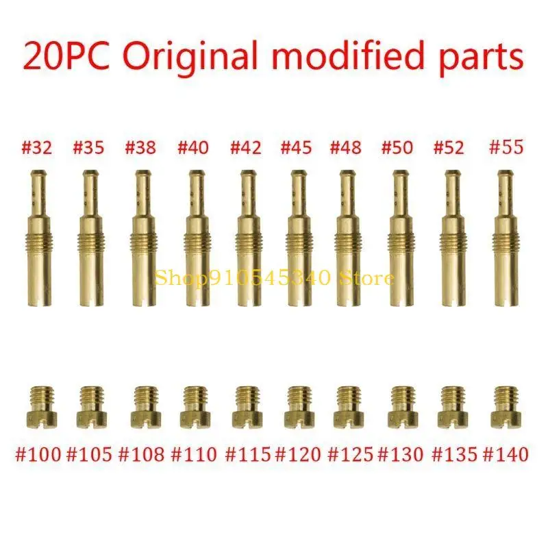 U2JA 20PCS Easy Установка карбюратора Mail Jets Mlow Jets для GY6 CVK PWK PE Motorbike аксессуары
U2JA 20PCS Easy Установка карбюратора Mail Jets Mlow Jets для GY6 CVK PWK PE Motorbike аксессуары