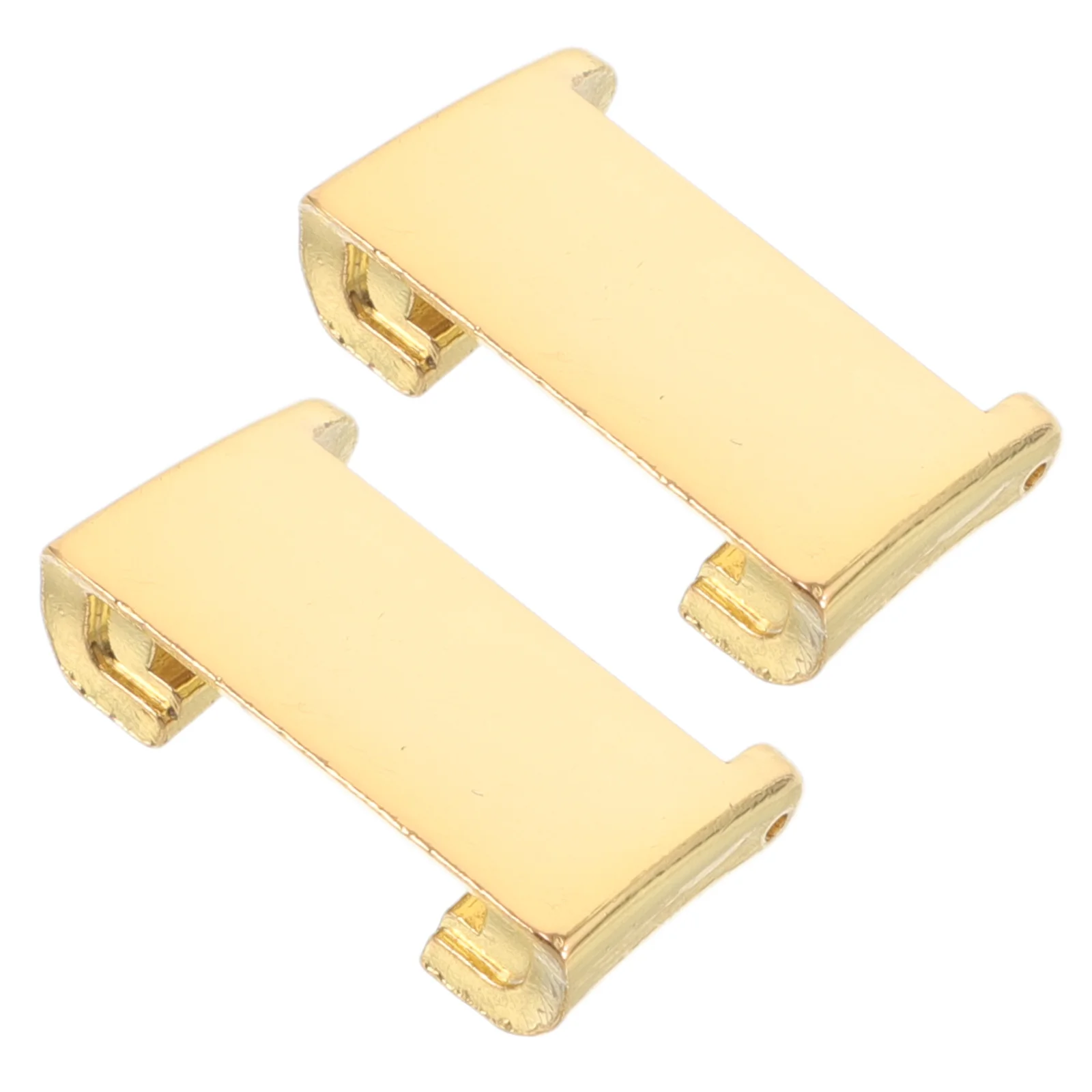 2 Pcs Watch Strap Adapter Metal Band Connector Connection Replacement Golden Bands
2 Pcs Watch Strap Adapter Metal Band Connector Connection Replacement Golden Bands