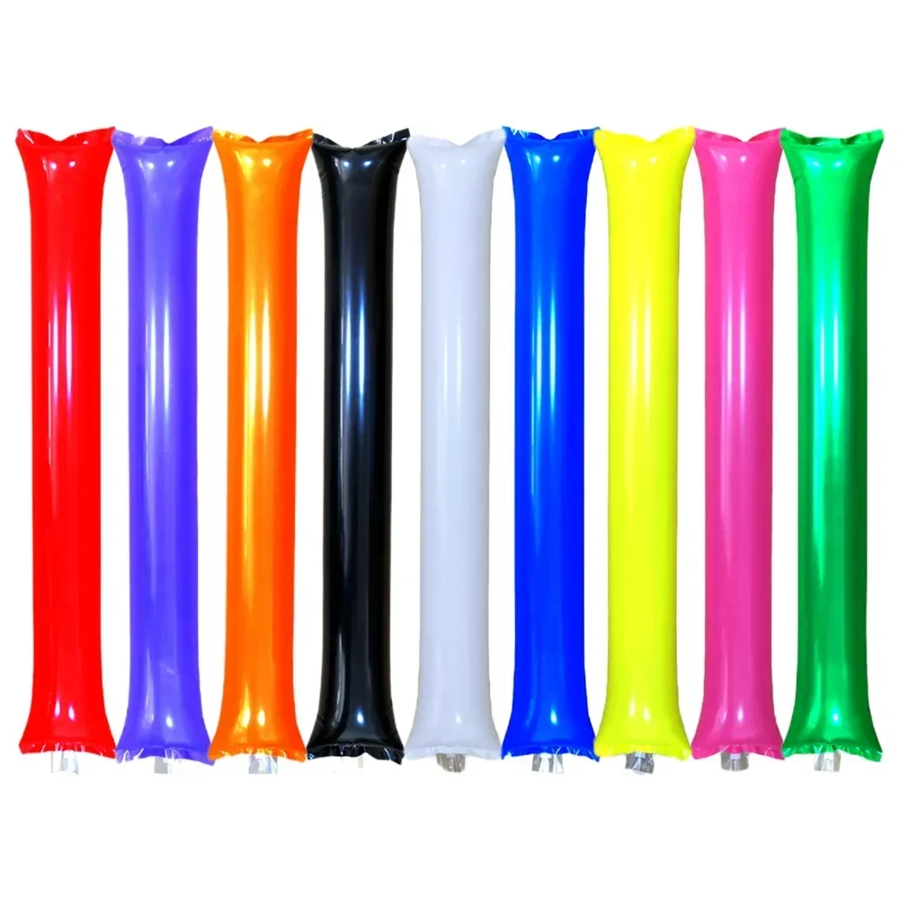 10pc Cheering Sticks Inflatable Wand Game Cheering Props Lively Atmosphere 60x10cm PE Plastic For Sports Match/festivals
10pc Cheering Sticks Inflatable Wand Game Cheering Props Lively Atmosphere 60x10cm PE Plastic For Sports Match/festivals