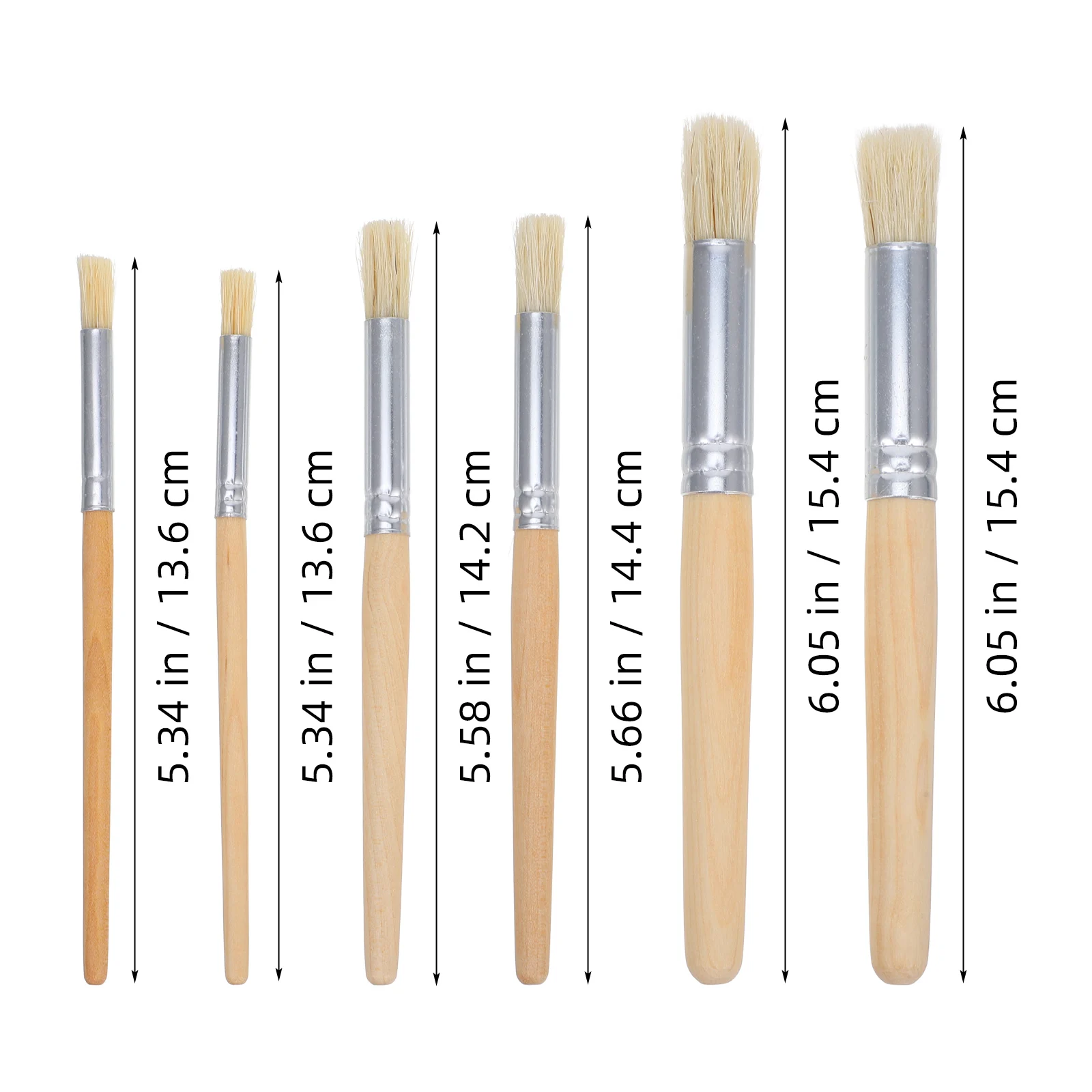 12Pcs Wood Handle Pig Bristle Stencil Brush Set Soft Round Head Paint Brushes for Acrylic Oil Color DIY Painting
12Pcs Wood Handle Pig Bristle Stencil Brush Set Soft Round Head Paint Brushes for Acrylic Oil Color DIY Painting