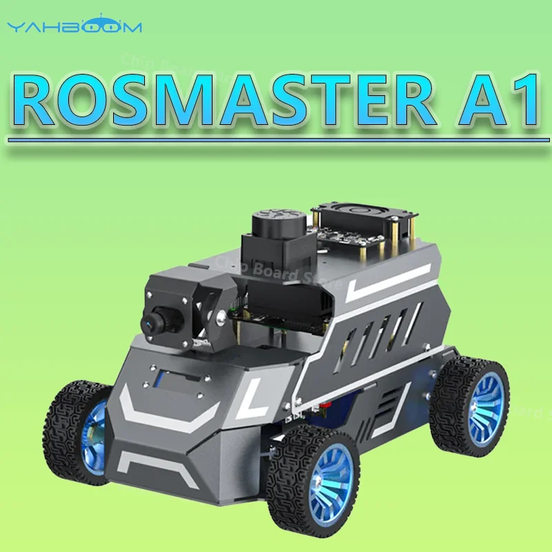Yahboom ROSMASTER A1 AI Large Model Programmable Robot Ackerman Structure ROS2-HUMBLE Lidar SLAM Mapping Navigation Autonomous