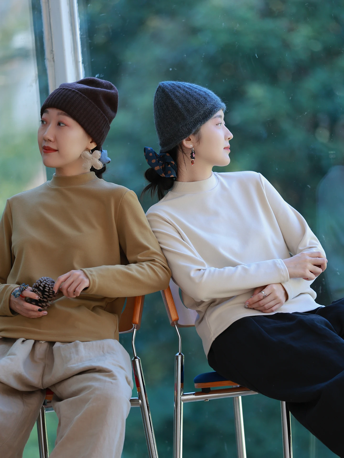 Thiened German Velvet f High Collar Knitted Base irt Versatile Four Colors Slimming Warm Casual Sle Women's Top
Thiened German Velvet f High Collar Knitted Base irt Versatile Four Colors Slimming Warm Casual Sle Women's Top