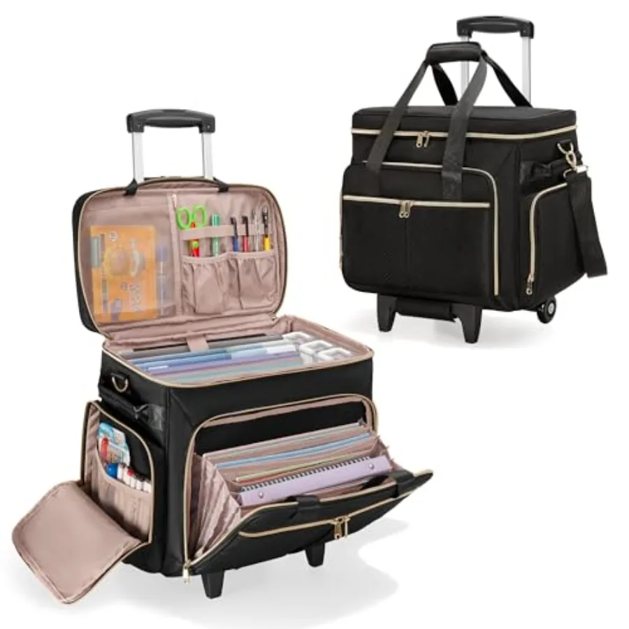 Rolling Teacher Bag with Wheels, Teacher Tote Bag with Detachable Trolley, Fits for 15.6" Laptop Patent Design
Rolling Teacher Bag with Wheels, Teacher Tote Bag with Detachable Trolley, Fits for 15.6" Laptop Patent Design
