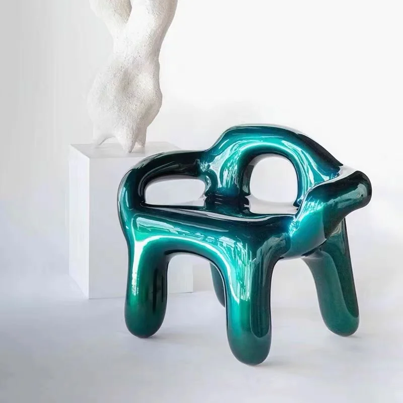 Modern art fiberglass special-shaped electroplating leisure chair sales office model room living room reception stool
Modern art fiberglass special-shaped electroplating leisure chair sales office model room living room reception stool
