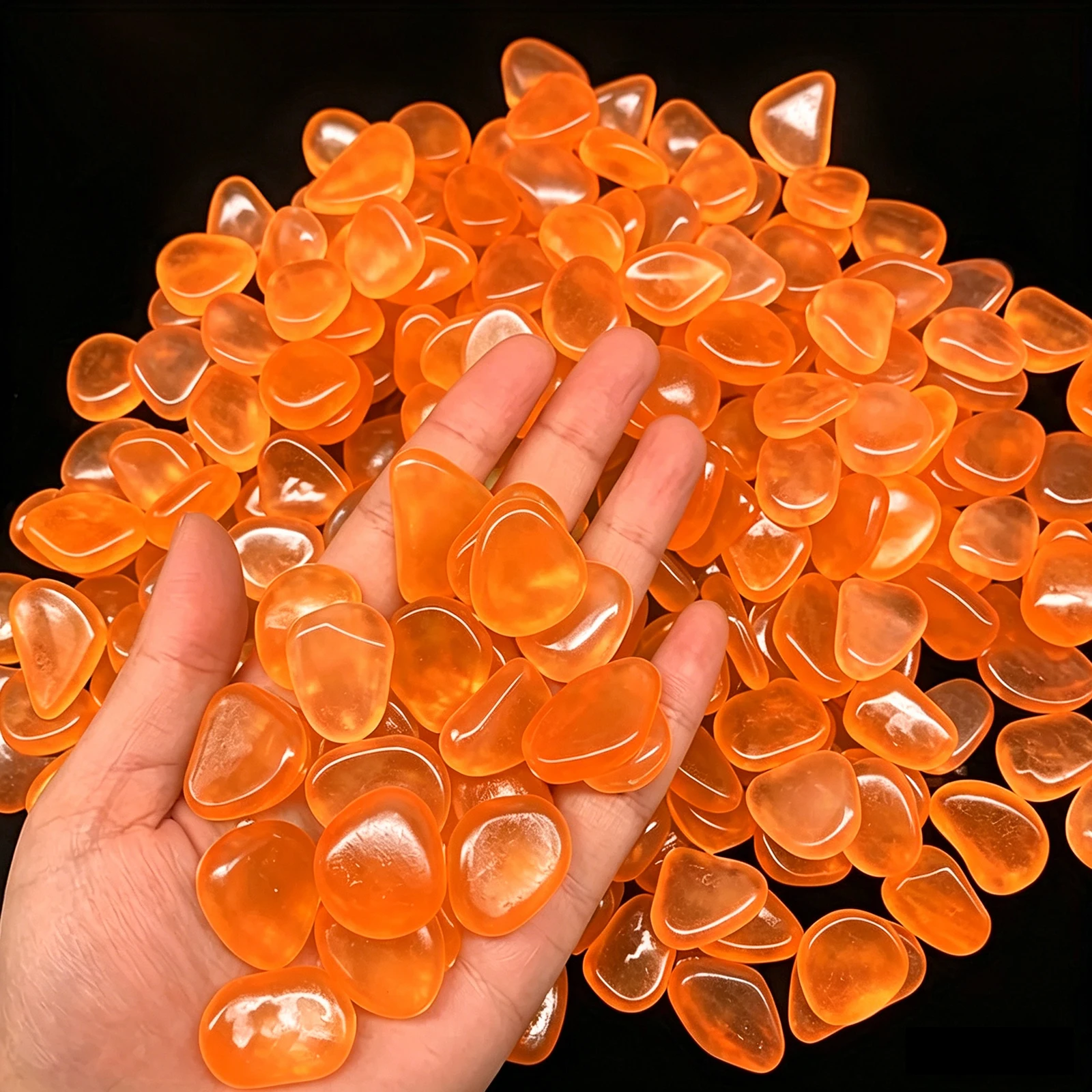 1000pcs Glow In The Dark Garden Stones Glow In The Dark Pebbles DIY Decorative Luminous Stones for Landscaping Patio Lawn Yard and Fish Tank (Orange)
1000pcs Glow In The Dark Garden Stones Glow In The Dark Pebbles DIY Decorative Luminous Stones for Landscaping Patio Lawn Yard and Fish Tank (Orange)