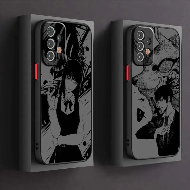 Luxury Chainsaw Man Art For Samsung A73 A72 A71 A55 A54 A53 A52 A51 A35 A25 A15 A14 5G Frosted Translucent Phone Case
Luxury Chainsaw Man Art For Samsung A73 A72 A71 A55 A54 A53 A52 A51 A35 A25 A15 A14 5G Frosted Translucent Phone Case