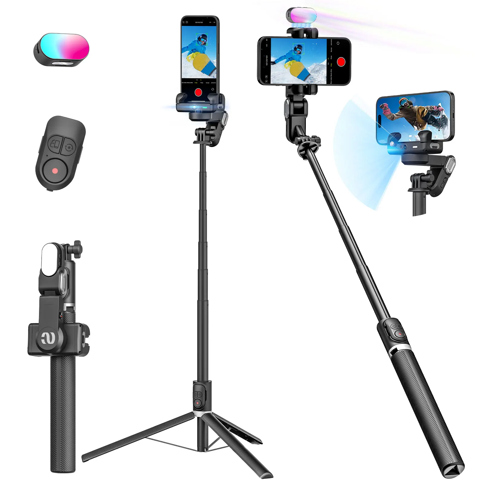 AOCHUAN M2PRO Стабилизатор подвеса для смартфона 1-осевой стабилизатор Отслеживание лица без приложения Мобильный стабилизатор подвеса 4-в-1 для телефона
AOCHUAN M2PRO Стабилизатор подвеса для смартфона 1-осевой стабилизатор Отслеживание лица без приложения Мобильный стабилизатор подвеса 4-в-1 для телефона