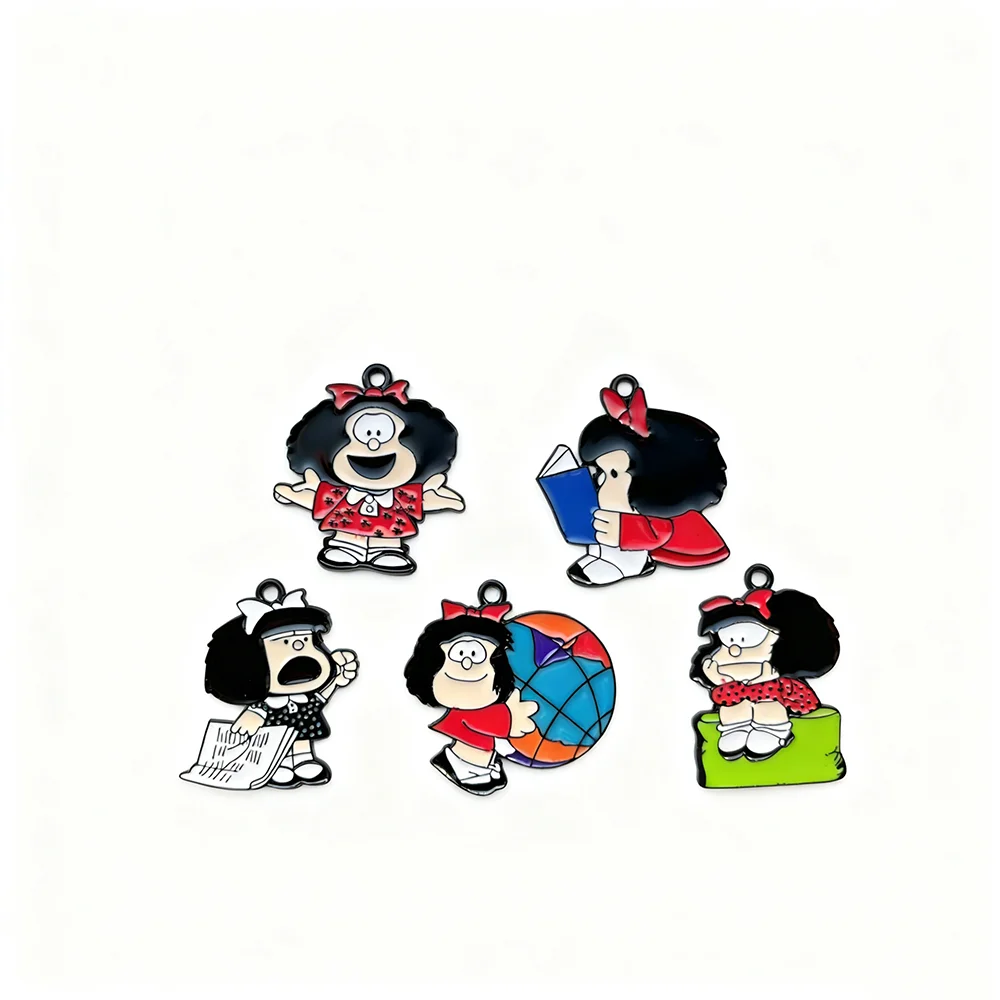 5pcs Enamel Cartoon Charms Classic Design for DIY Jewelry Making Pendants Necklace Earring Supplies
5pcs Enamel Cartoon Charms Classic Design for DIY Jewelry Making Pendants Necklace Earring Supplies