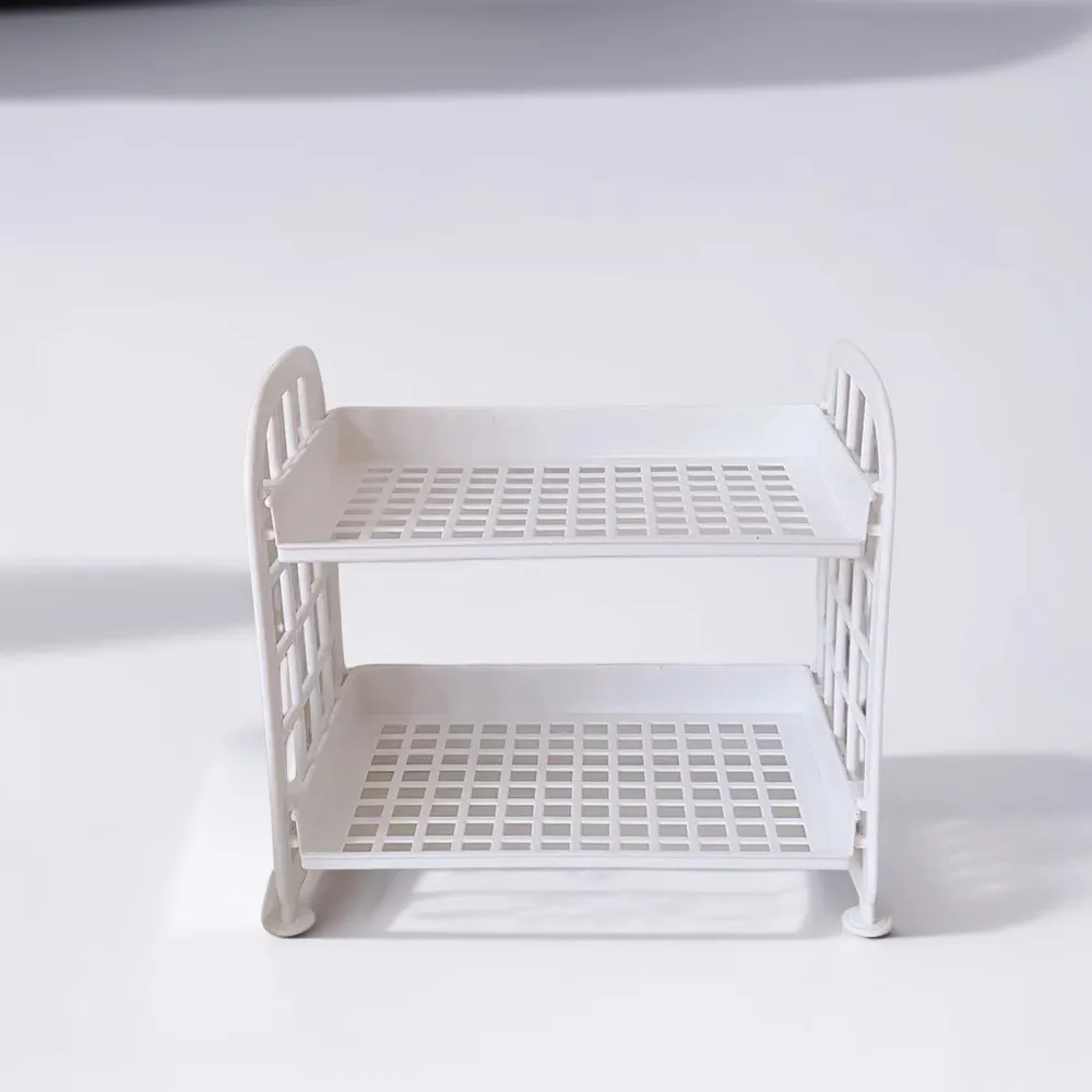 Simple Desktop Bathroom Organizer Double Layer Foldable Hollow Skincare Storage Rack For Student Dormitory Estante ducha Rack
Simple Desktop Bathroom Organizer Double Layer Foldable Hollow Skincare Storage Rack For Student Dormitory Estante ducha Rack