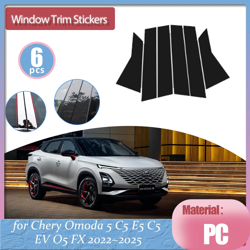 for Chery Omoda 5 C5 E5 C5 EV O5 FX 2022~2025 2021 Car Door Window Middle Trim Cover B C Pillar Center Column Sticker Accessorie
for Chery Omoda 5 C5 E5 C5 EV O5 FX 2022~2025 2021 Car Door Window Middle Trim Cover B C Pillar Center Column Sticker Accessorie