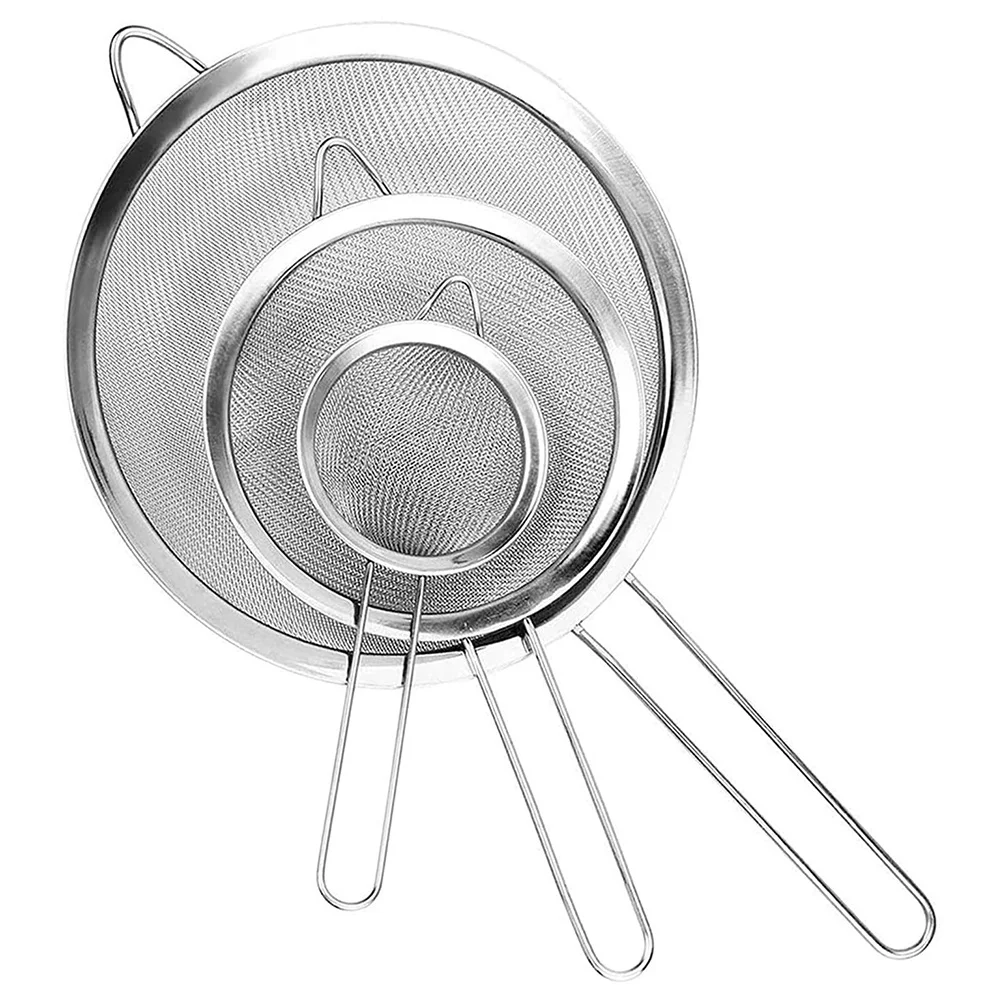 ABKR-Sieve Tea Strainers, Sieves And Strainers, Kitchen Sieve, Fine Mesh Strainer, Flour Sieves For Cooking Baking
ABKR-Sieve Tea Strainers, Sieves And Strainers, Kitchen Sieve, Fine Mesh Strainer, Flour Sieves For Cooking Baking
