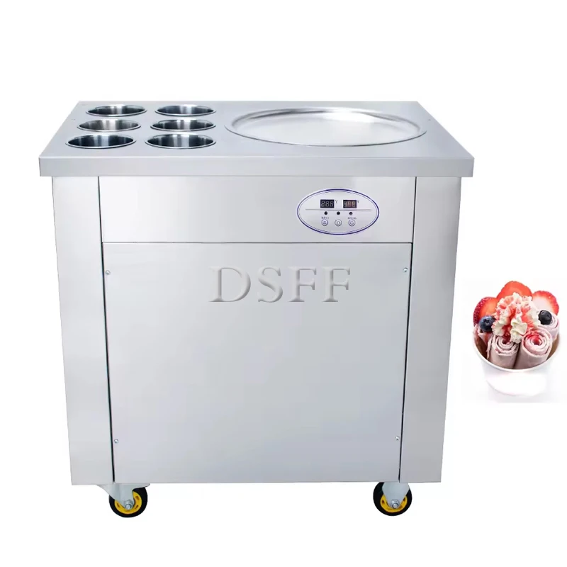 Multi Functional Commercial Single Pot Stir Frying Ice Machine, Dual Pot High-Quality Ice Cream Roll Forming Machine
Multi Functional Commercial Single Pot Stir Frying Ice Machine, Dual Pot High-Quality Ice Cream Roll Forming Machine