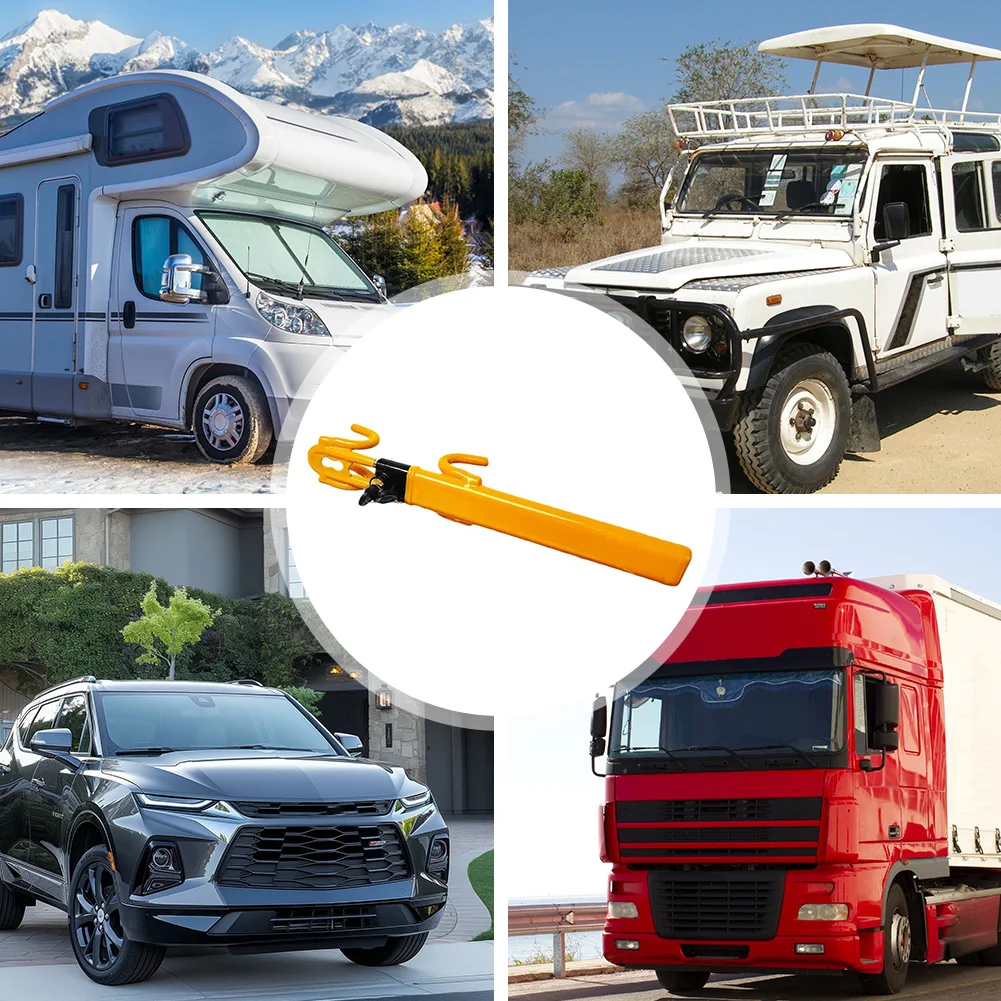 Steering Wheel Lock Retractable Double Hooks Car Wheel Lock Universal Wheel Lock Fit for Cars Trucks Vans and SUVs
Steering Wheel Lock Retractable Double Hooks Car Wheel Lock Universal Wheel Lock Fit for Cars Trucks Vans and SUVs