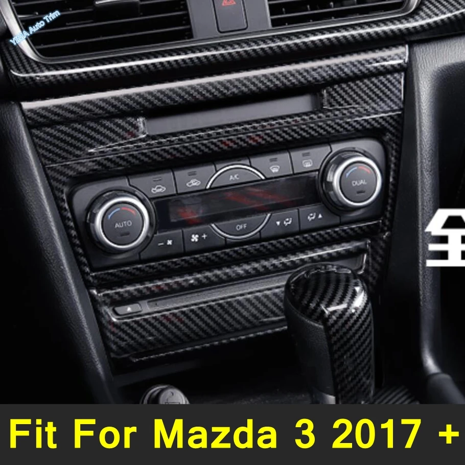 Carbon Fiber Look Auto Styling Central Air Condition CD Multimedia Button Panel Cover Trim Accessories Fit For Mazda 3 2017 2018
Carbon Fiber Look Auto Styling Central Air Condition CD Multimedia Button Panel Cover Trim Accessories Fit For Mazda 3 2017 2018