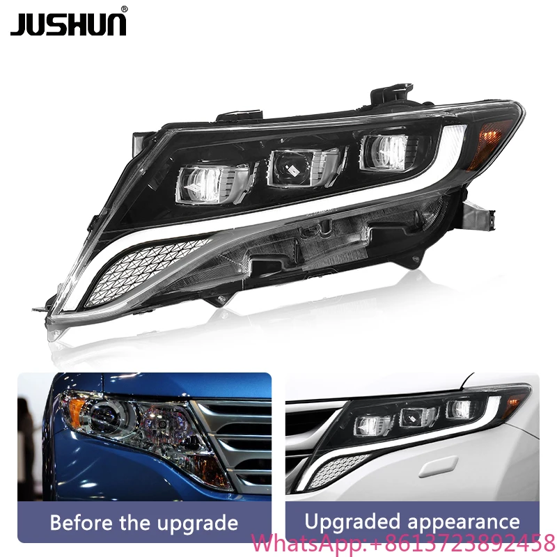 JUSHUN LED Modified Headlight for Toyota Venza 2009-2013 Turn signal Daytime Running Light Factory Wholesale
JUSHUN LED Modified Headlight for Toyota Venza 2009-2013 Turn signal Daytime Running Light Factory Wholesale