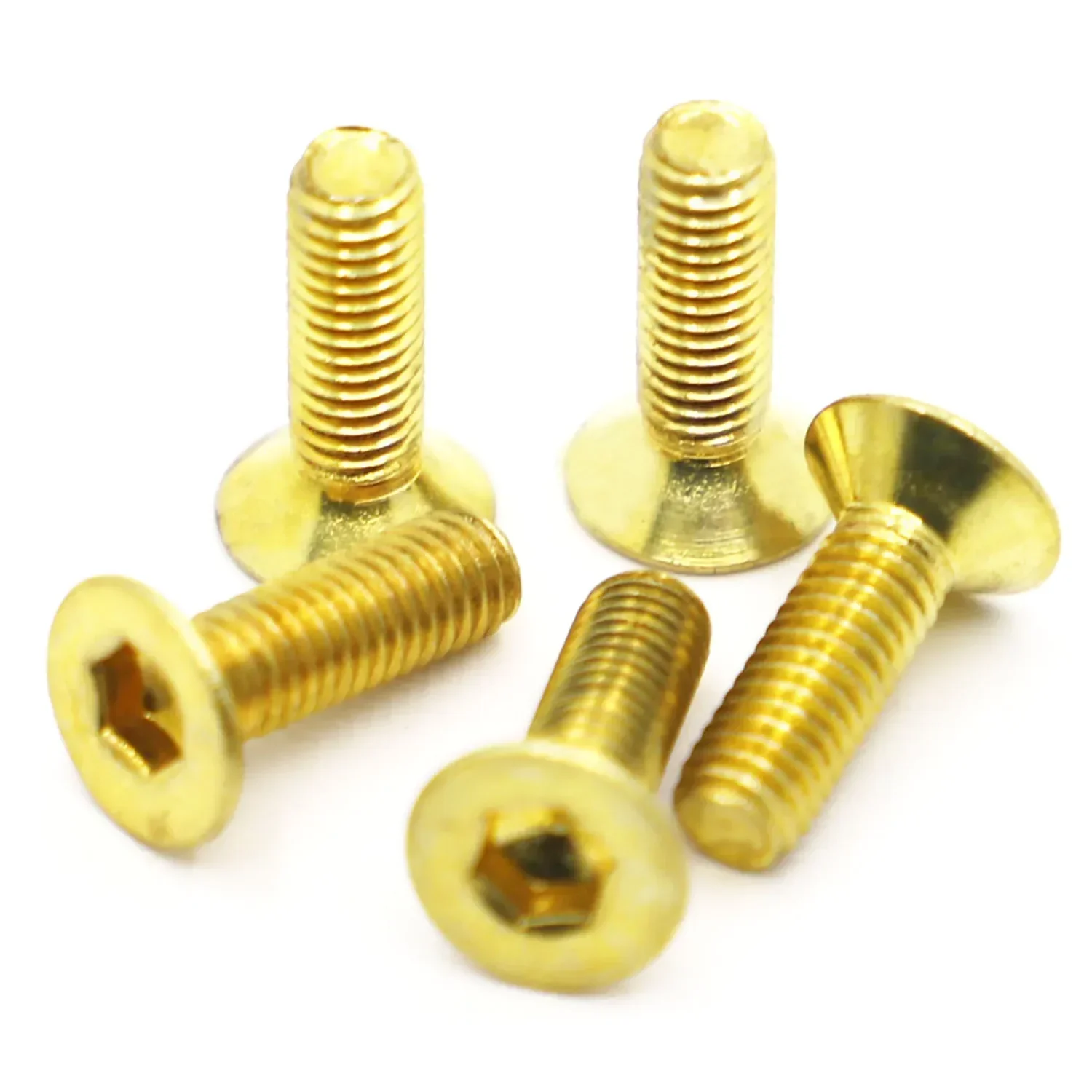 DIN7991 M3 M4 M5 M6 M8 Brass Hexagon Hex Socket Countersunk Flat Head Allen Screw Machine silk Bolt
DIN7991 M3 M4 M5 M6 M8 Brass Hexagon Hex Socket Countersunk Flat Head Allen Screw Machine silk Bolt