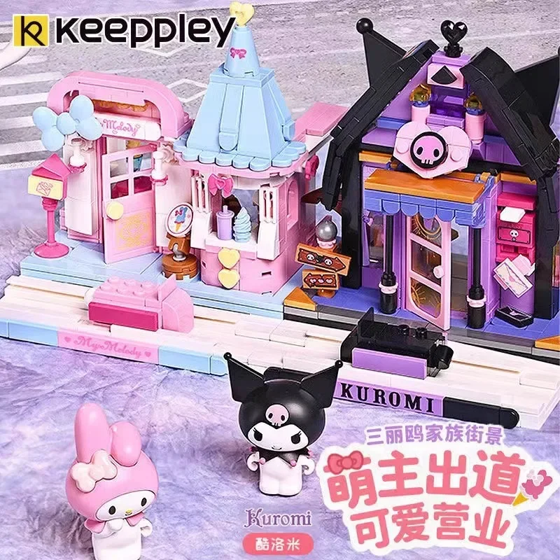 Конструктор Keeppley Sanrio: Домик с видом на улицу с Почакко, Хелло Китти, Май Мелоди, Куроми, фигурки-кирпичики, игрушка Помпом Пурин для подарка
Конструктор Keeppley Sanrio: Домик с видом на улицу с Почакко, Хелло Китти, Май Мелоди, Куроми, фигурки-кирпичики, игрушка Помпом Пурин для подарка