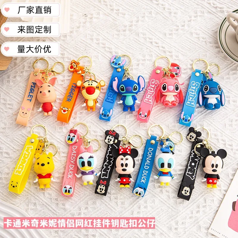Mickey Cute Minnie Keychain Cartoon Stitch Keyring Anime Student Bag Hanging All-match Car Key Chain Gifts
Mickey Cute Minnie Keychain Cartoon Stitch Keyring Anime Student Bag Hanging All-match Car Key Chain Gifts