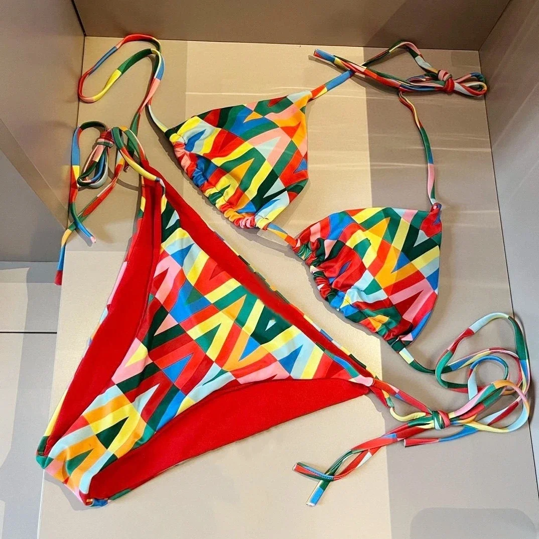 2025 Luxury Design 2025 Summer Swim Bikini Print Swimsuit 2 Piece Set For Women Sexy Swimwear Tankini Ladies Beach Wear Clothes
2025 Luxury Design 2025 Summer Swim Bikini Print Swimsuit 2 Piece Set For Women Sexy Swimwear Tankini Ladies Beach Wear Clothes
